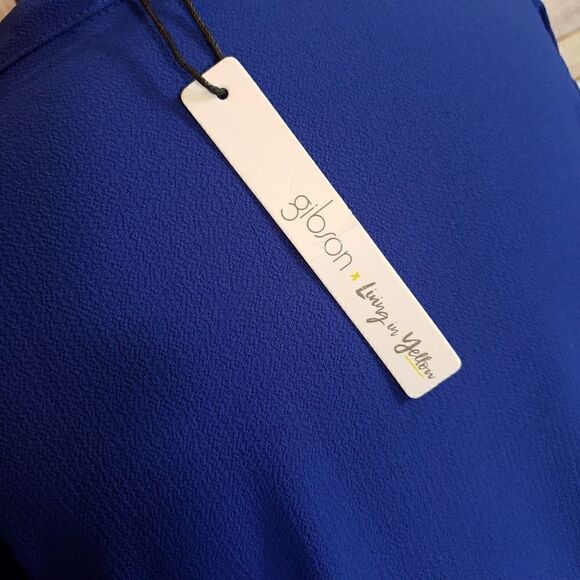 Gibson Living in Yellow Crossover Tunic - Picture 6 of 8